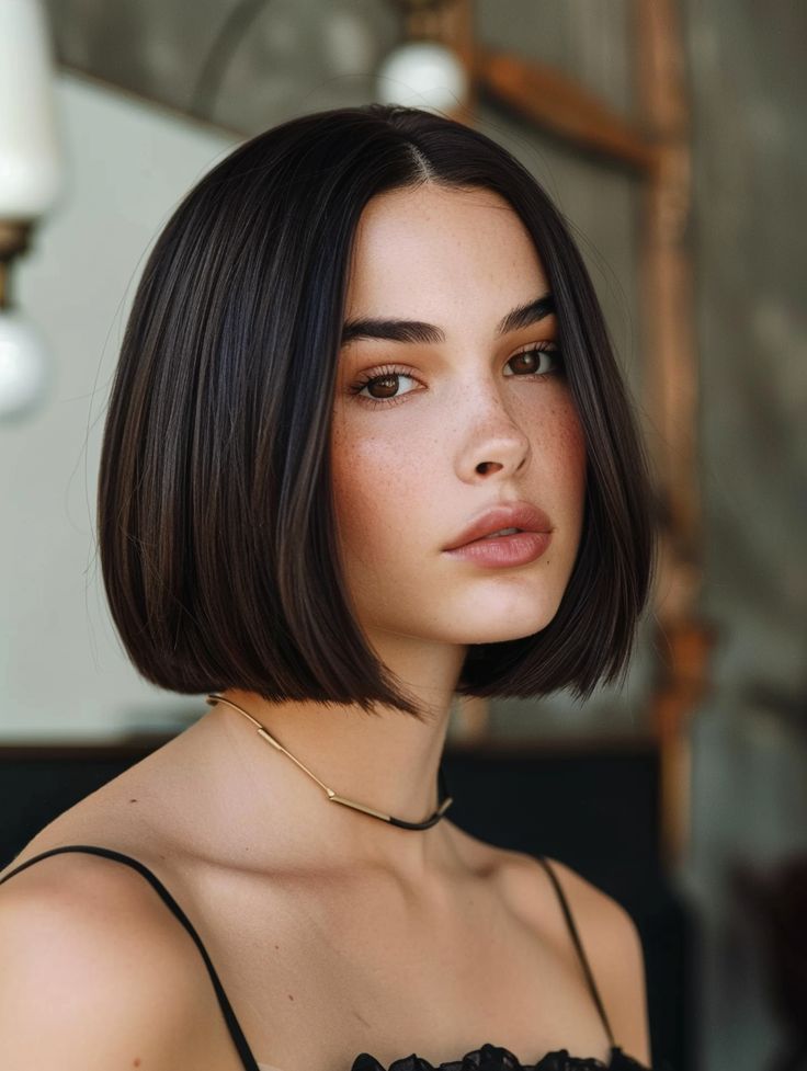 Blunt Cut,Hairstyles for Medium Length