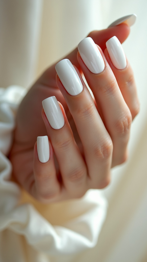 Classic White Mani