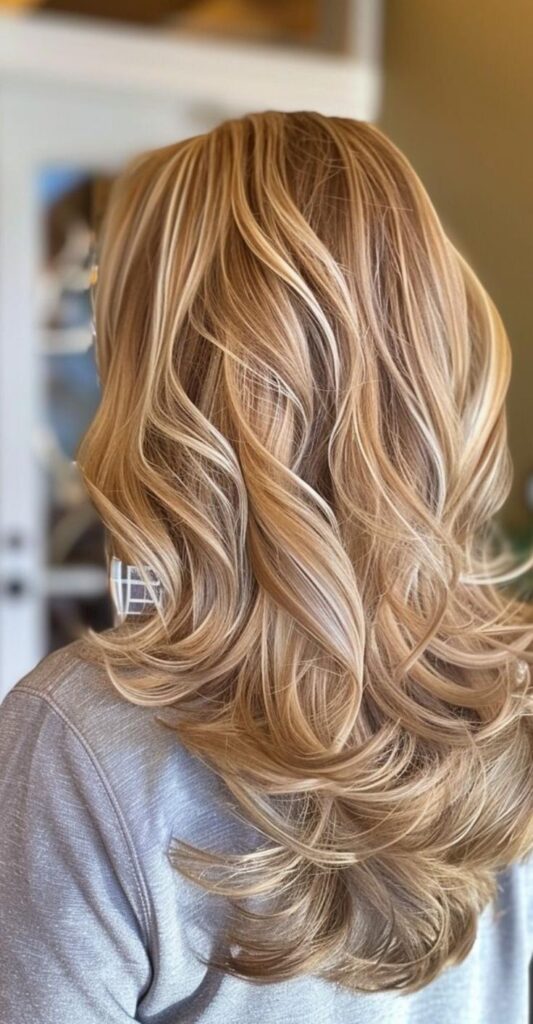 Golden Blonde Highlights