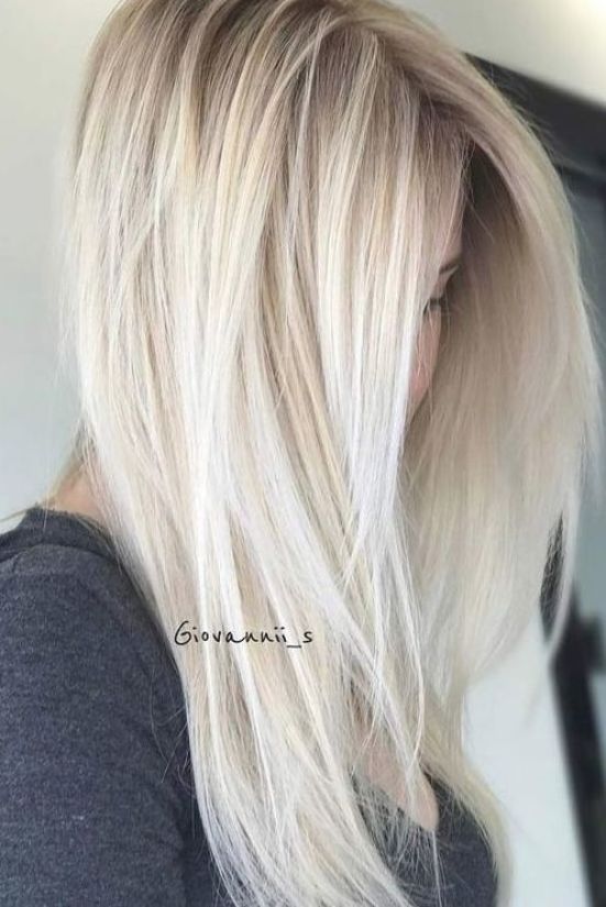 Long Bob with Bright Blonde Ombre