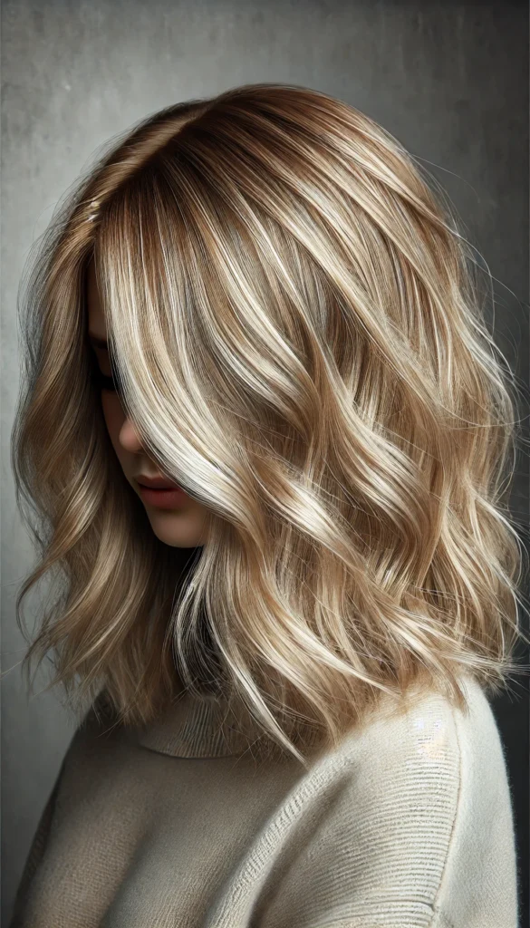 Tweed Blonde hair